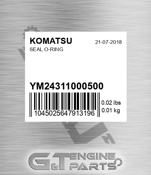YM24311000500 Seal O-ring