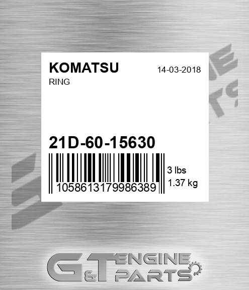 21D-60-15630 Ring for KOMATSU