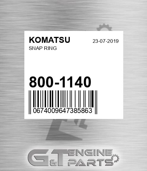 800-1140 Snap Ring