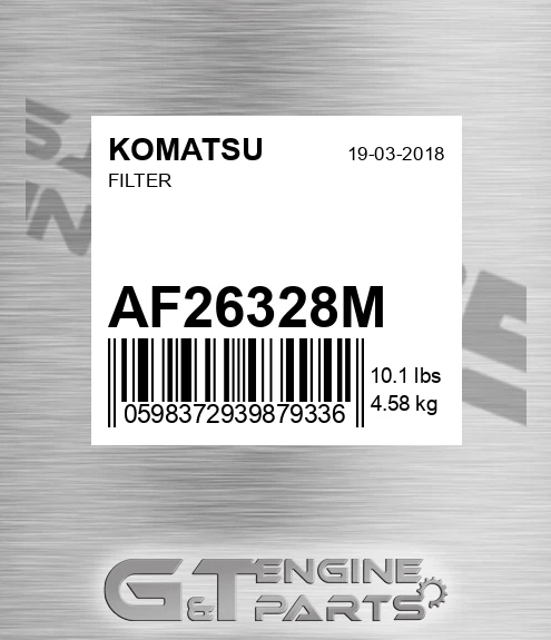 AF26328M KOMATSU Filter
