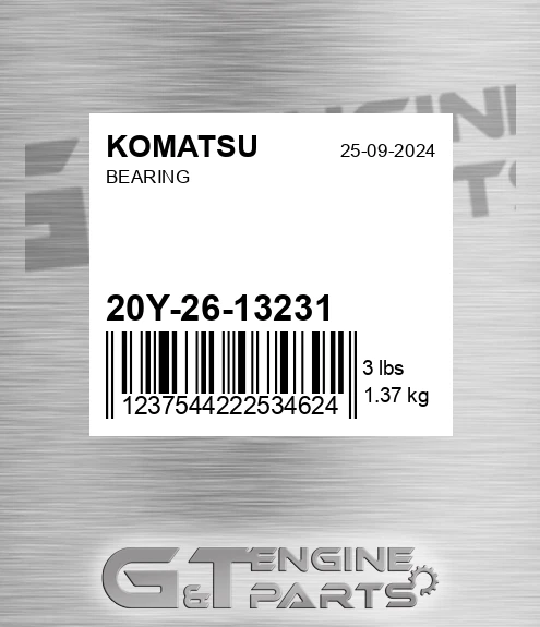20Y-26-13231 Bearing