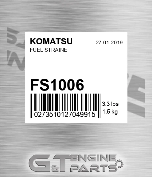 FS1006 KOMATSU Fuel Straine