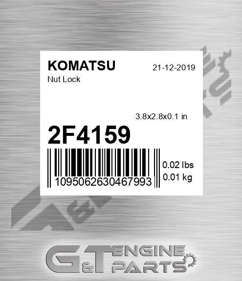 2F4159 KOMATSU Nut Lock