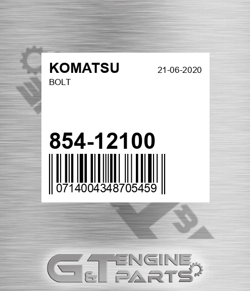 854-12100 Bolt