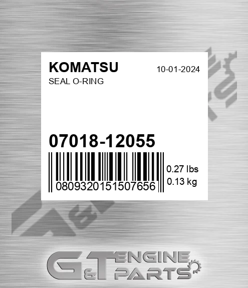 07018-12055 Seal O-ring for KOMATSU