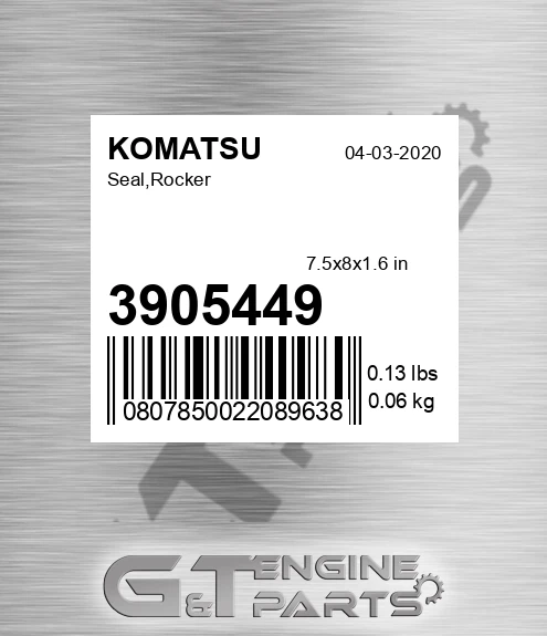 3905449 Seal,rocker
