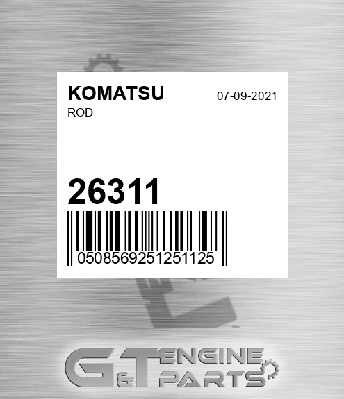 26311 KOMATSU Rod