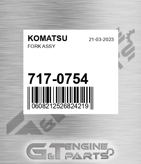 717-0754 Fork Assy for KOMATSU