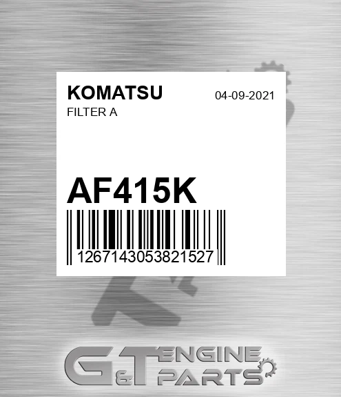 AF415K Filter A