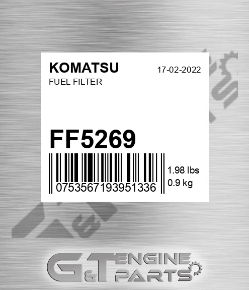 FF5269 KOMATSU Fuel Filter