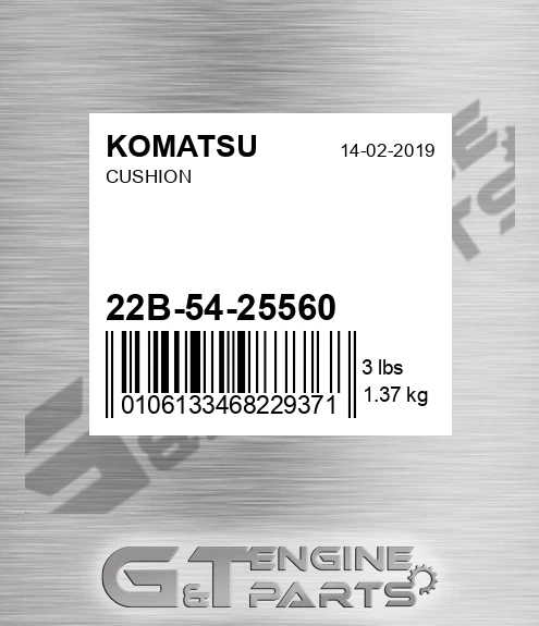 22B-54-25560 Cushion for KOMATSU