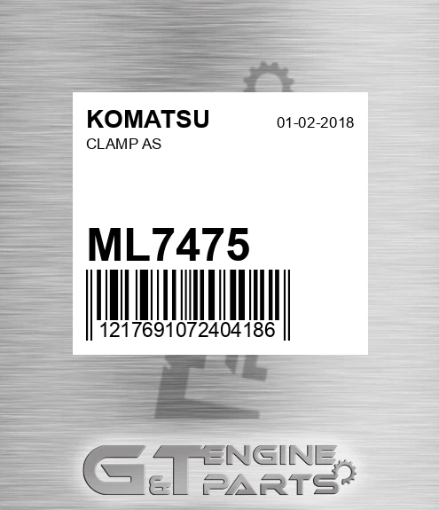 ML7475 KOMATSU Clamp As