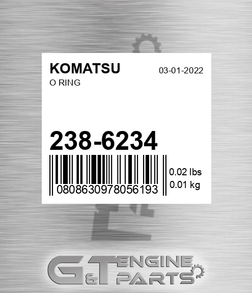 238-6234 O Ring
