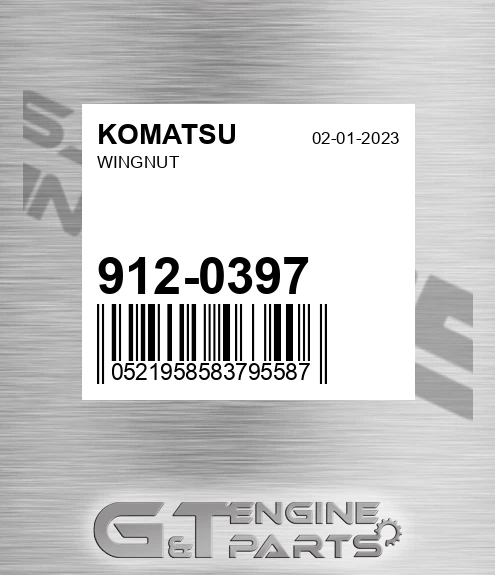 912-0397 Wingnut for KOMATSU