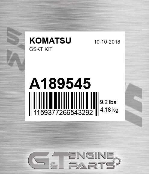A189545 Gskt Kit