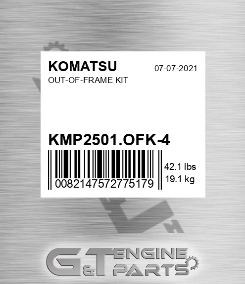 KMP2501.OFK-4 Out-of-frame Kit for KOMATSU