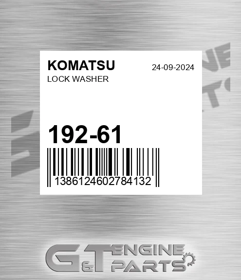 192-61 Lock Washer