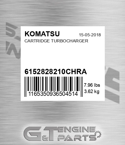 6152-82-8210-CHRA Cartridge Turbocharger for KOMATSU