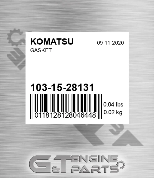 103-15-28131 Gasket for KOMATSU