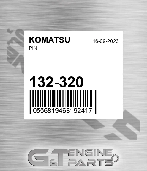 132-320 Pin for KOMATSU