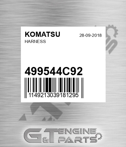 499544C92 KOMATSU Harness