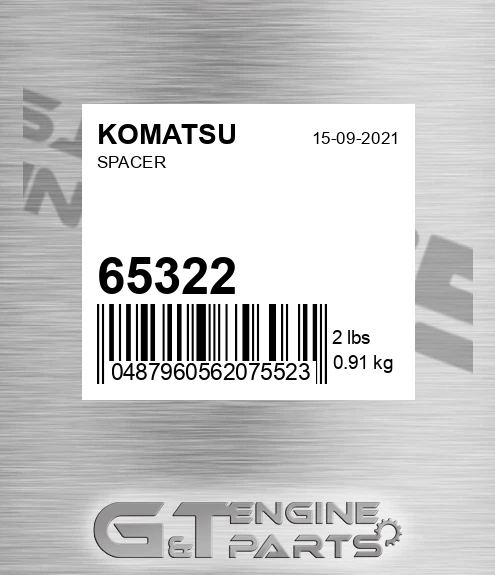65322 Spacer for KOMATSU