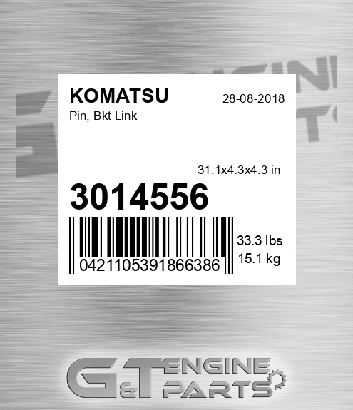 3014556 Pin, Bkt Link