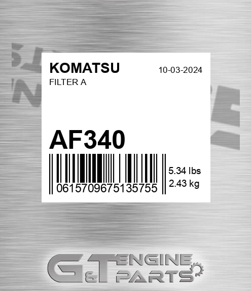 AF340 Filter A