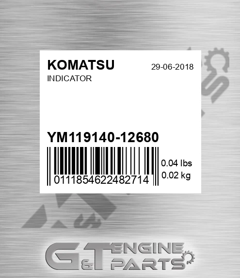 YM119140-12680 Indicator