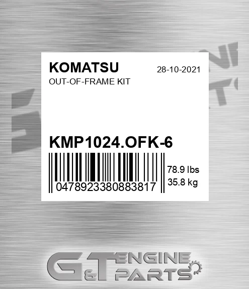 KMP1024.OFK-6 Out-of-frame Kit for KOMATSU