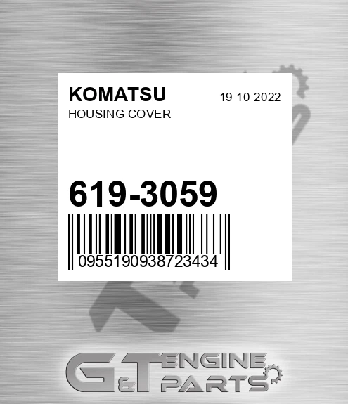 619-3059 Housing Cover for KOMATSU