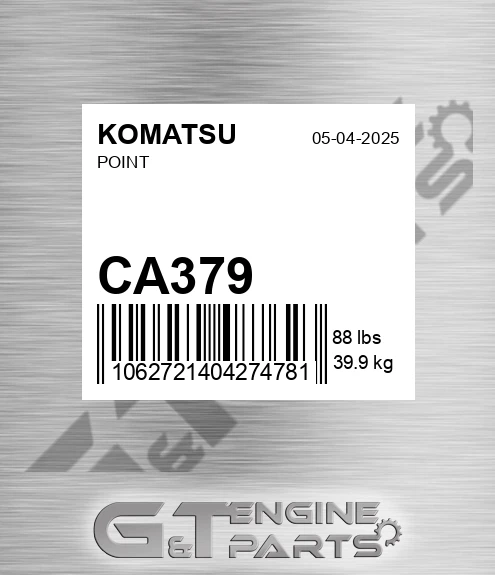 CA379 KOMATSU Point