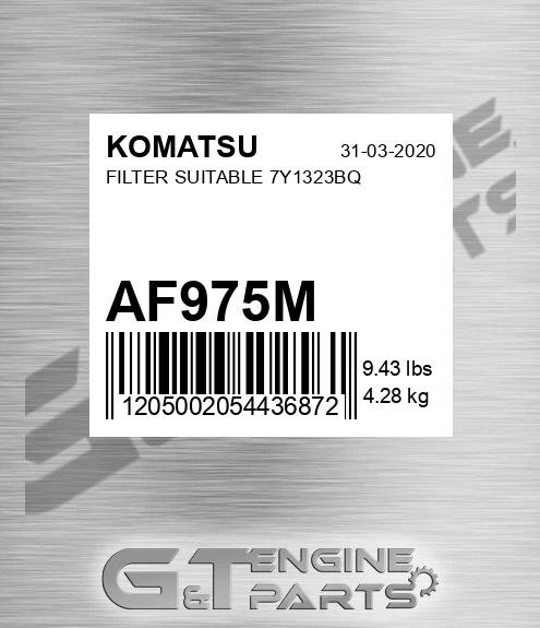 AF975M Filter Suitable 7y1323bq