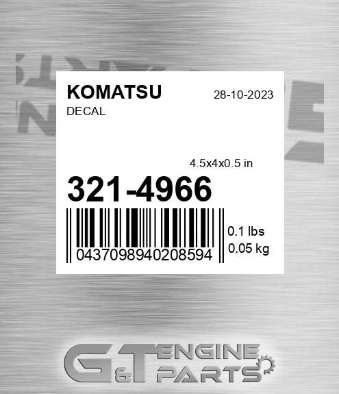 321-4966 Decal