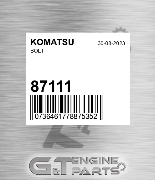 87111 Bolt