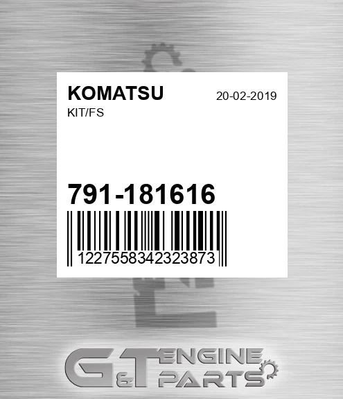 791-181616 Kit/fs