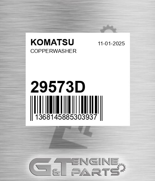 29573D Copperwasher for KOMATSU