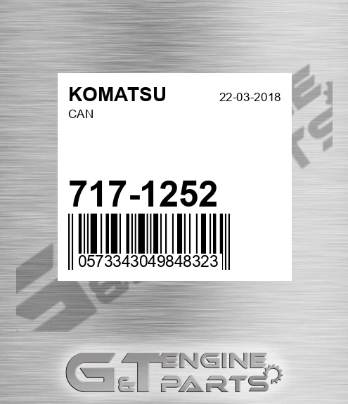 717-1252 Can for KOMATSU