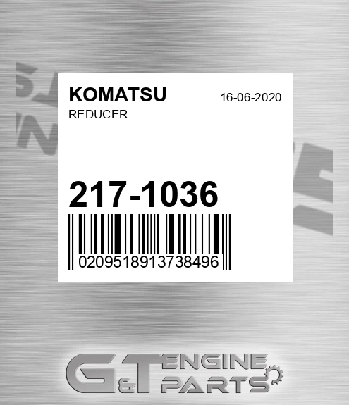 217-1036 Reducer for KOMATSU