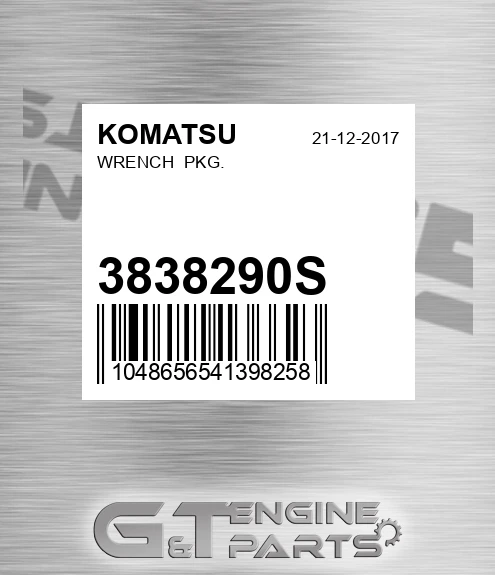 3838290S Wrench Pkg. for KOMATSU