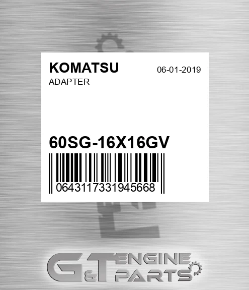 60SG-16X16GV Adapter