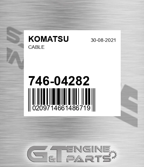 746-04282 Cable for KOMATSU