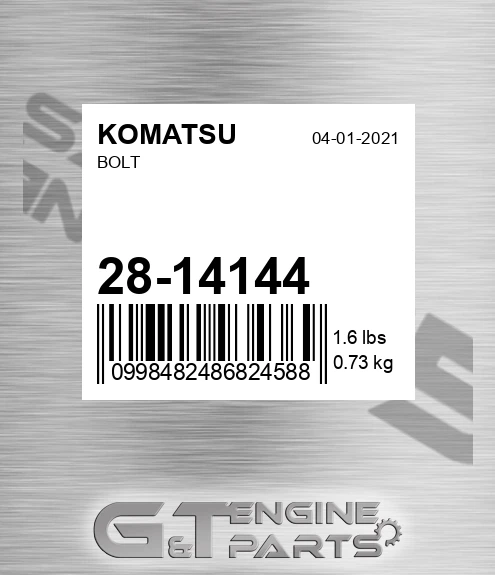 28-14144 Bolt