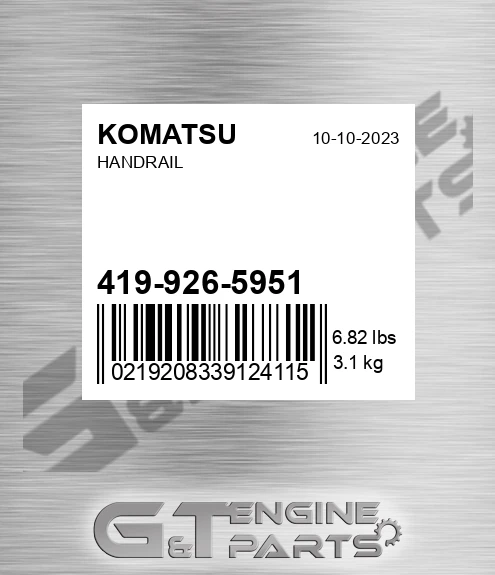419-926-5951 Handrail for KOMATSU