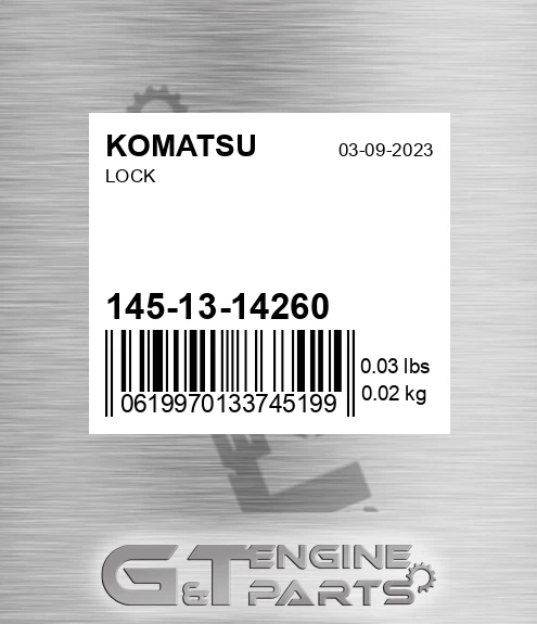 145-13-14260 Lock
