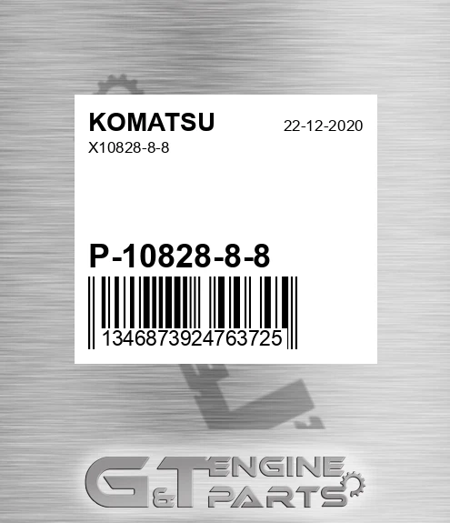 P-10828-8-8 X10828-8-8