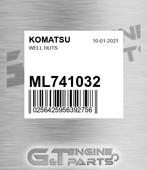ML741032 KOMATSU Well Nuts