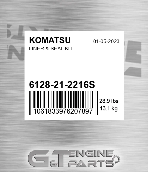 6128-21-2216S Liner & Seal Kit for KOMATSU