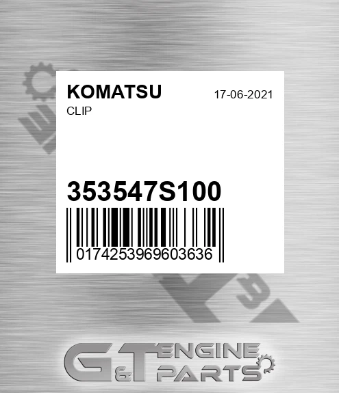 353547S100 Clip