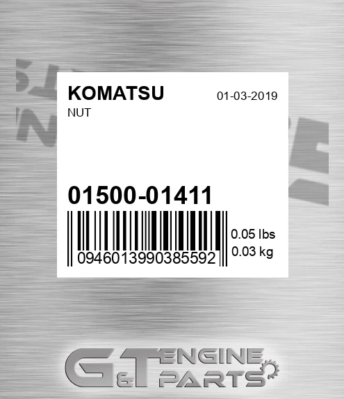 01500-01411 Nut